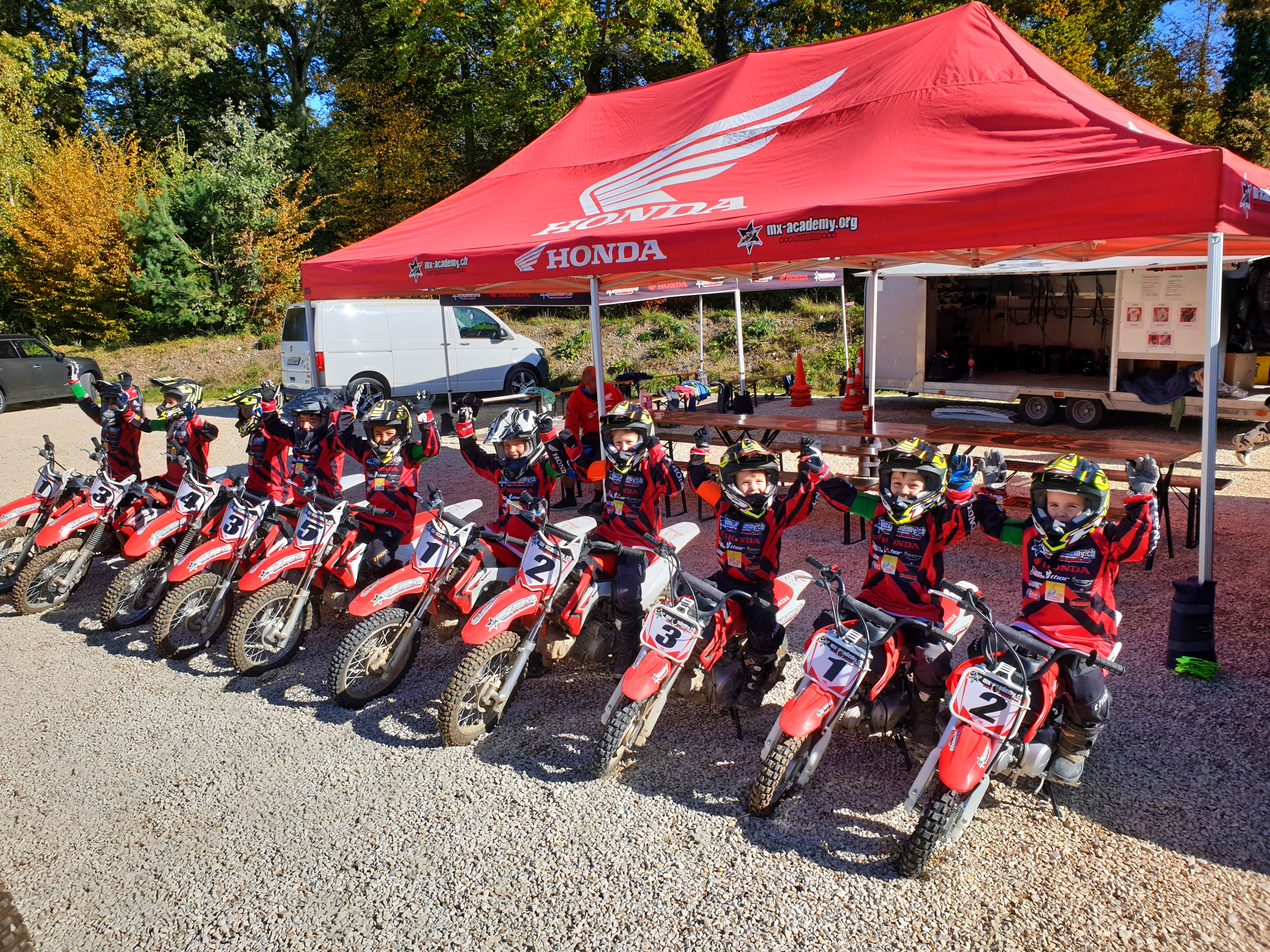 Motocross Motorrad Anfänger CRF110F, CRF50F, CRF125F
