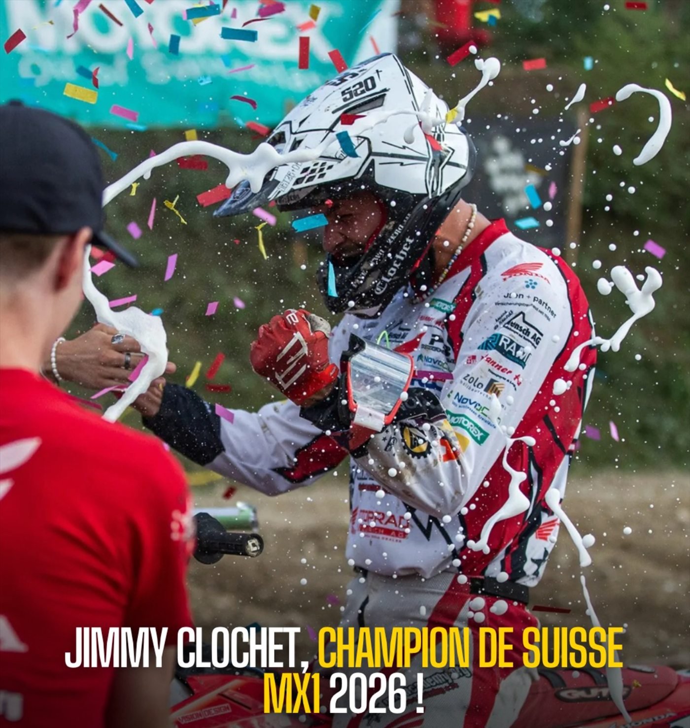 Jimmy Clochet – Schweizermeister MX1 2026 mit dem Honda Motocross Team der MX-Academy