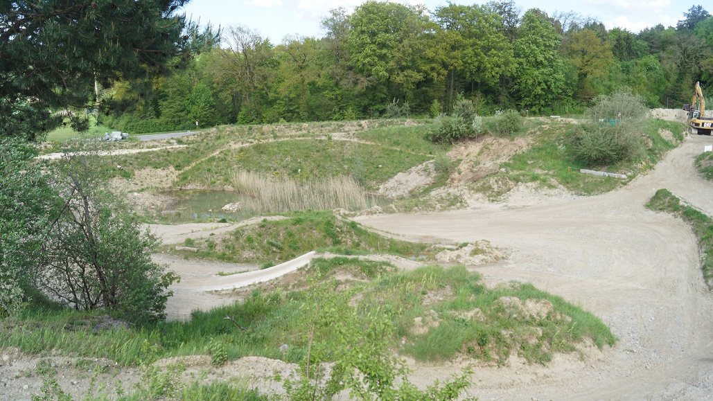 Pistenanpassungen schaffen Pionier-Lebensräume auf der Motocross Piste Gishalde