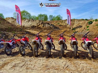 Motocross rental in the motocross club