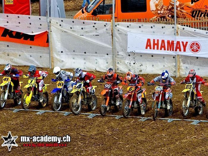 Motocross Wohlen Start der Interklasse