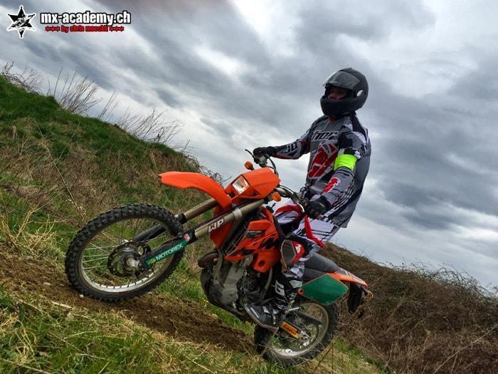 Motorbike fahren - man kann auch mit dem eigenen Material teilnehmen