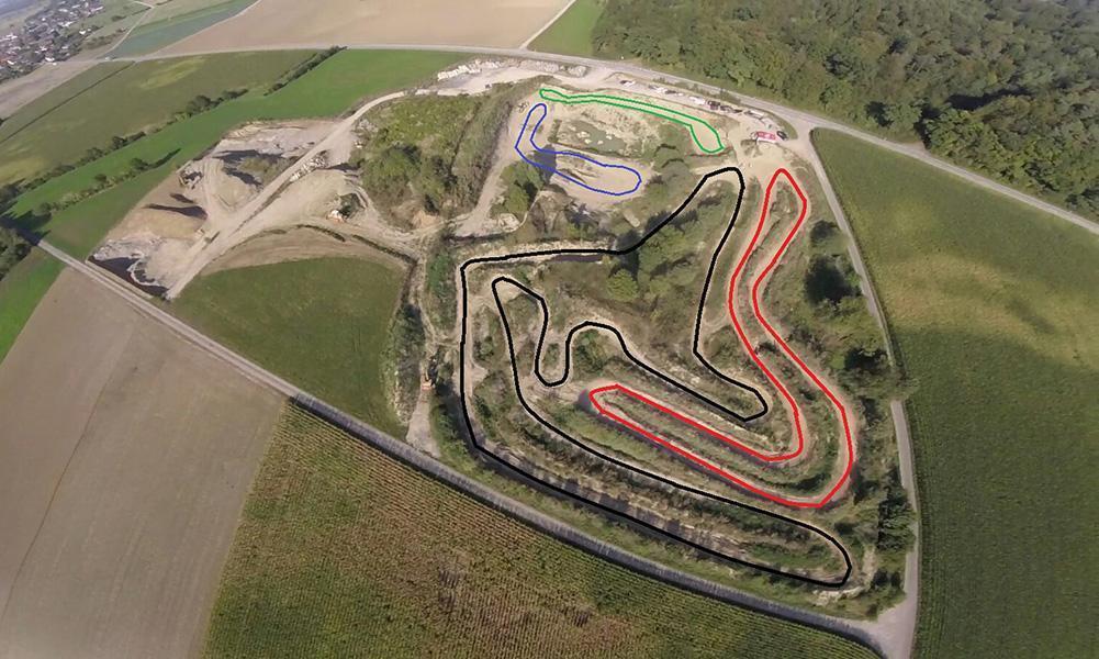 Les pistes de motocross de Schlatt