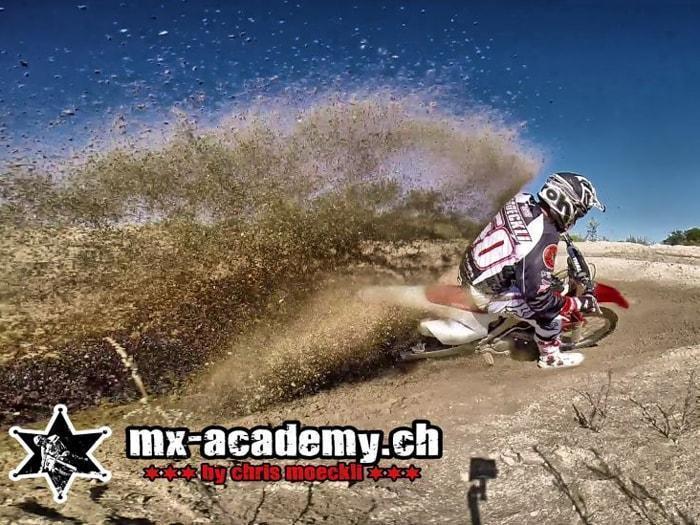 Learning motocross at MX-Academy Switzerland – founded by former European champion Chris Möckli