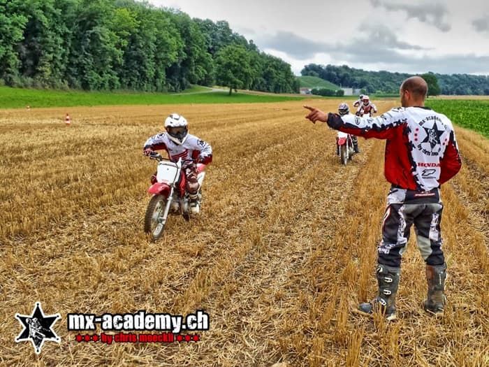 Kids-Motocross Switzerland, Mini-Motocross course on a field